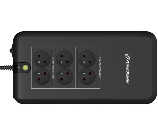 POWER WALKER OFFLINE (800VA/420W, 6xPL) VFD 800 APFC FR - 253671 - zdjęcie 2